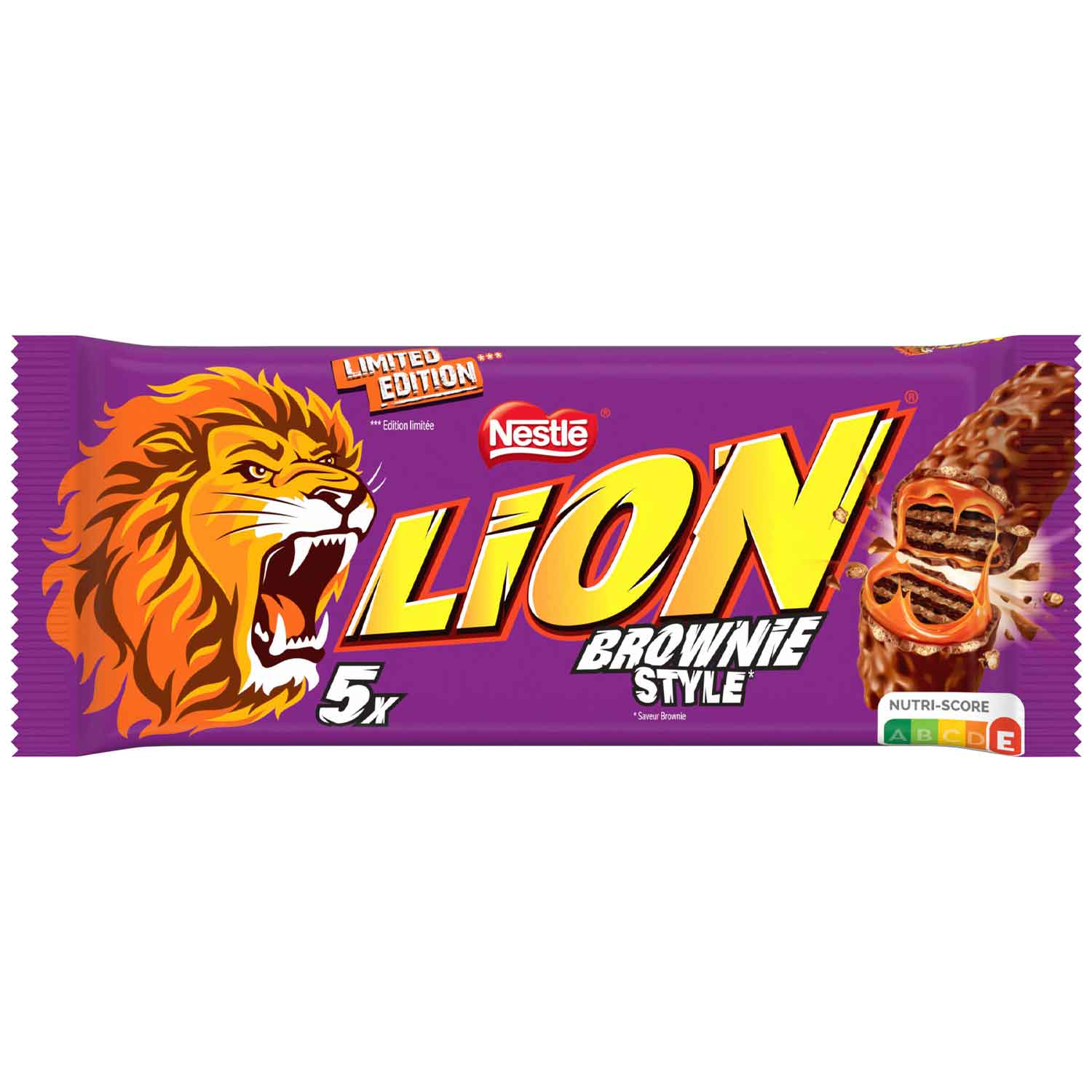 Lion Brownie Style Baton 5szt 150g