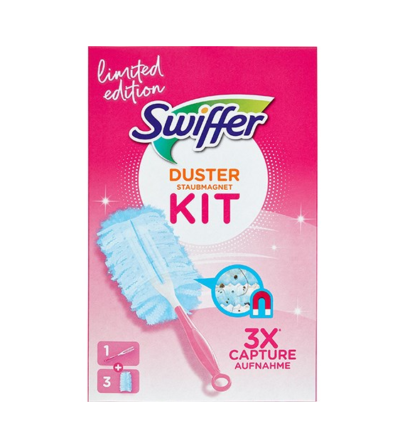 Swiffer Duster Staubmagnet Kit Zestaw Limited 3szt