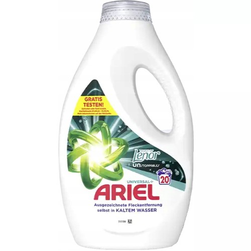 Ariel Universal+ Touch of Lenor Gel 20p 1L