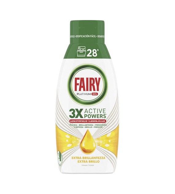 Fairy Platinum Gel 28 Cykli 504ml