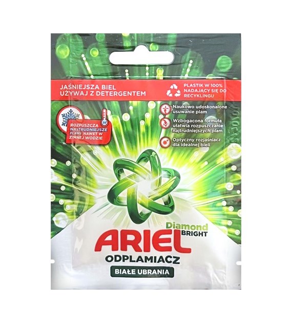 Ariel Odplamiacz Białe Ubrania Saszetka 30g