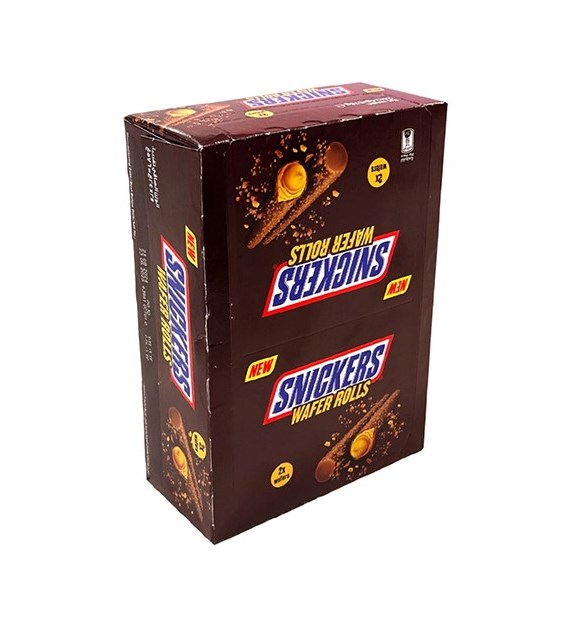 Snickers Wafer Rolls 12szt x 24g 288g