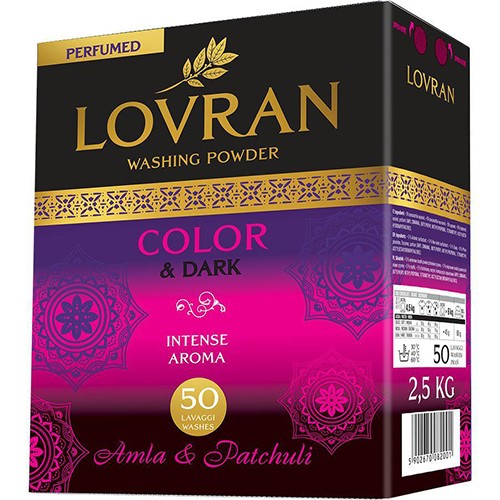 Lovran Color&Dark Amla Patchuli Proszek 50p 2,5kg