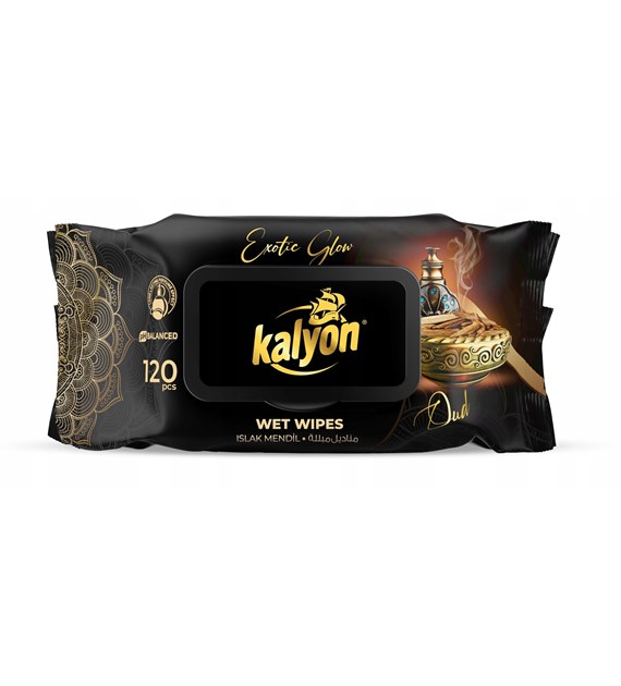 Kalyon Luxury Mokre Chusteczki Exotic Glow 120szt