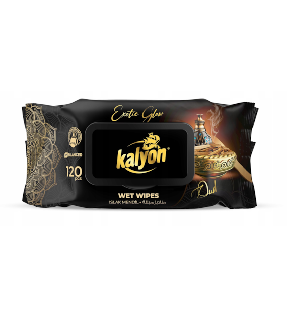 Kalyon Luxury Mokre Chusteczki Exotic Glow 120szt