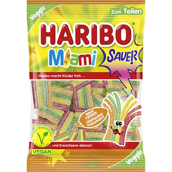 Haribo Miami Sauer 85g