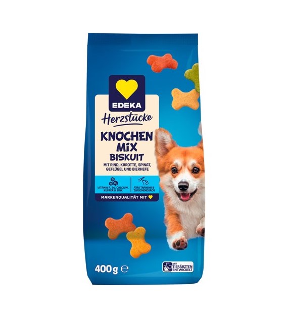 Edeka Knochen Mix Biskuit Karma dla Psa 400g