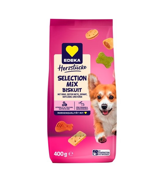 Edeka Selection Mix Biskuit Karma dla Psa 400g