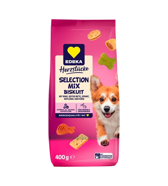 Edeka Selection Mix Biskuit Karma dla Psa 400g