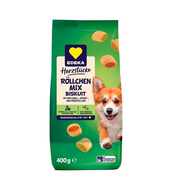 Edeka Rollchen Mix Biskuit Karma dla Psa 400g