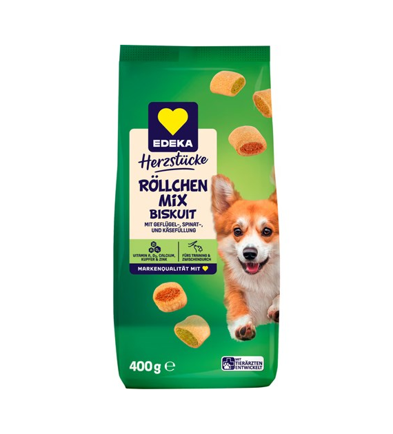 Edeka Rollchen Mix Biskuit Karma dla Psa 400g