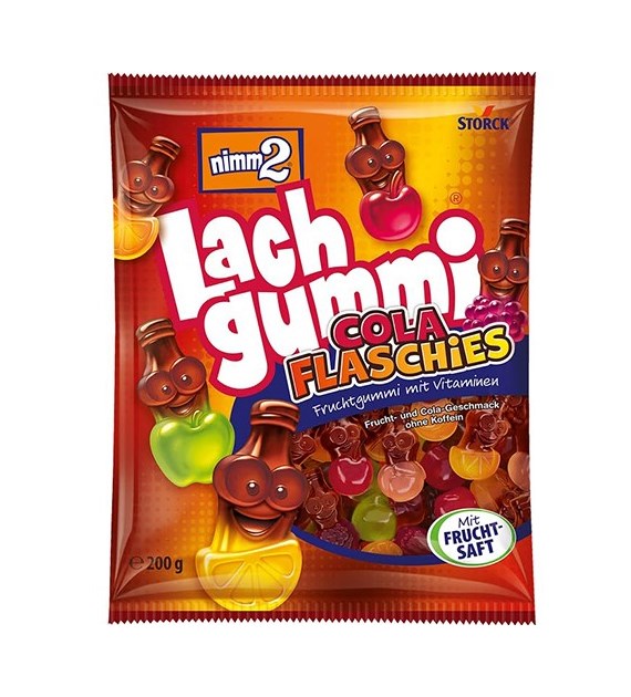 Nimm2 Lach Gummi Cola Flaschies 200g