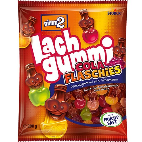 Nimm2 Lach Gummi Cola Flaschies 200g