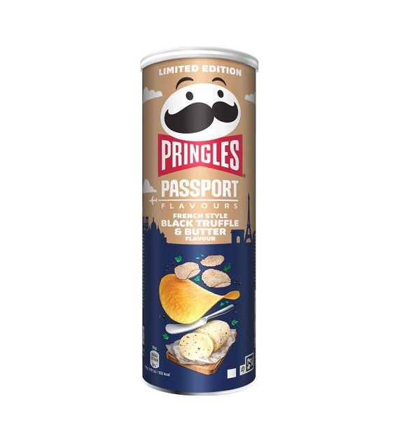Pringles French Style Black Truffle & Butter 165g