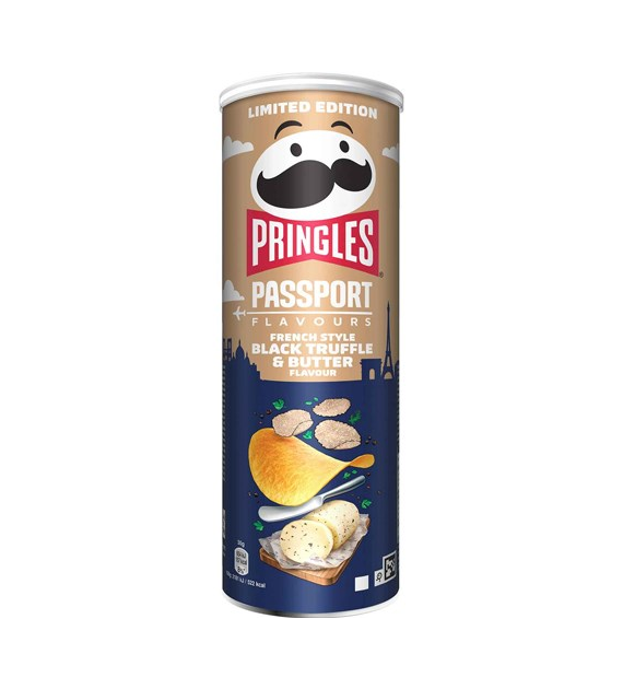 Pringles French Style Black Truffle & Butter 165g