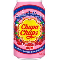 Chupa Chups Sparkling Cherry Bubble Gum 345ml