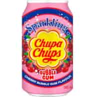 Chupa Chups Sparkling Cherry Bubble Gum 345ml