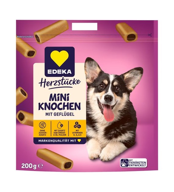 Edeka Mini Knochen Mit Geflugel Karma dla Psa 200g