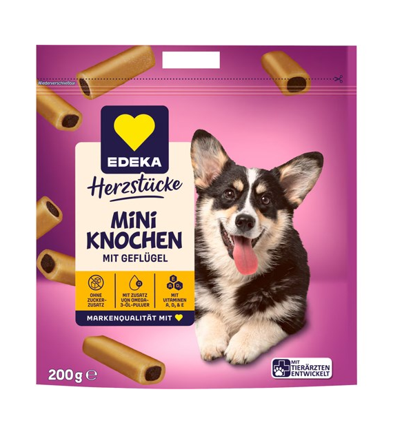 Edeka Mini Knochen Mit Geflugel Karma dla Psa 200g