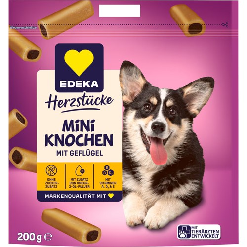 Edeka Mini Knochen Mit Geflugel Karma dla Psa 200g