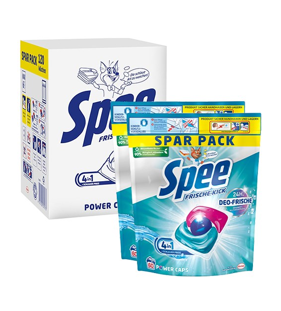 Spee 4in1 Frische Kick Caps Dwupak 120p 1,4kg