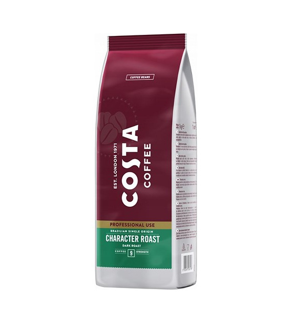 Costa Coffee Brazilian Character Roast Dark 1kg Z