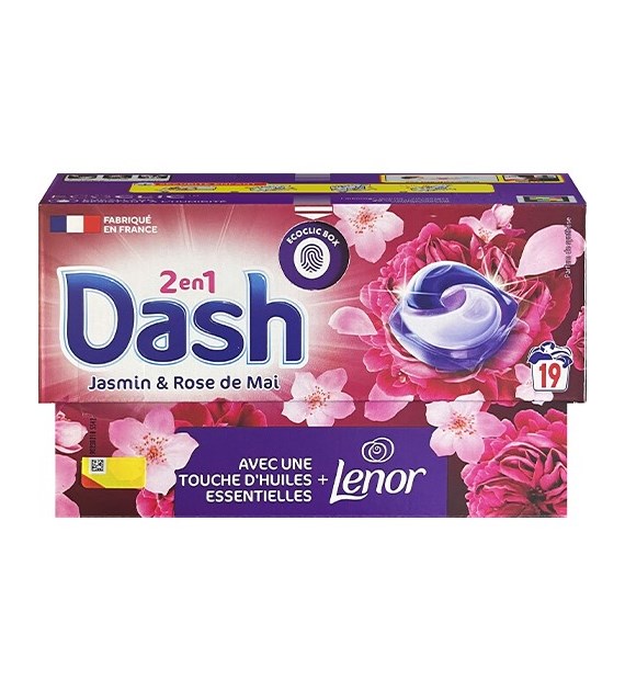 Dash 2en1 Jasmin & Rose de Mai Pods 19p 381g