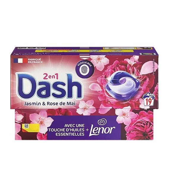 Dash 2en1 Jasmin & Rose de Mai Pods 19p 381g