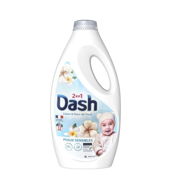 Dash 2en1 Coton & Tiare Sensible Gel 32p 1,4L