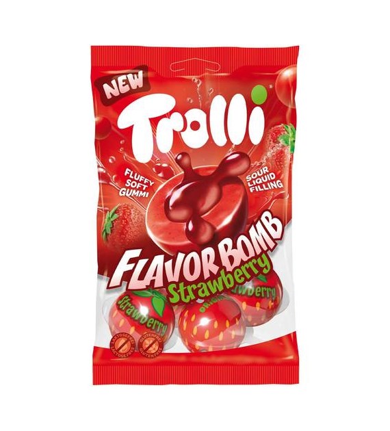 Trolli Flavor Bomb Strawberry 4szt 75g