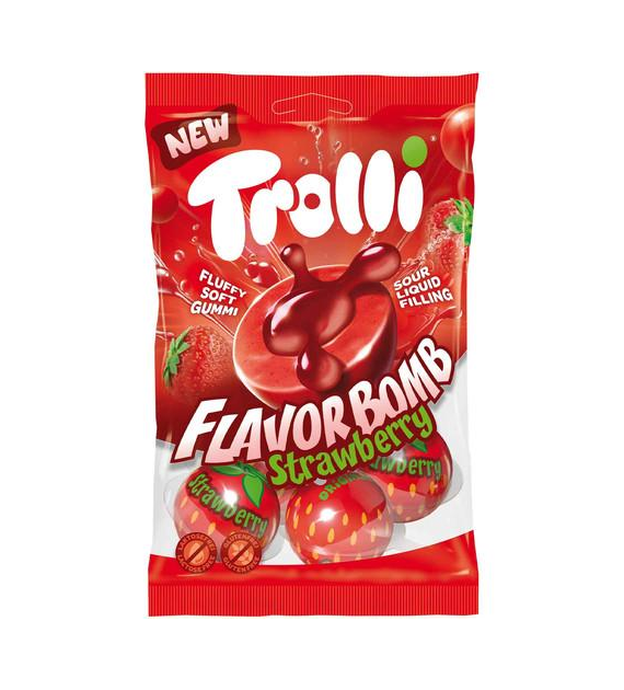 Trolli Flavor Bomb Strawberry 4szt 75g