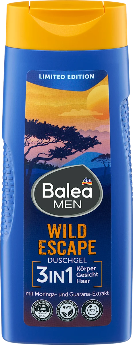 Balea Men Wild Escape 3in1 Gel 300ml