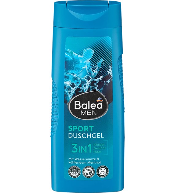Balea Men Sport 3in1 Gel i Szampon 300ml