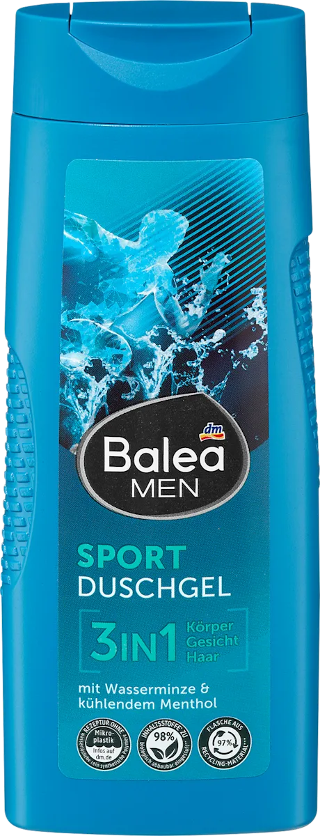 Balea Men Sport 3in1 Gel i Szampon 300ml