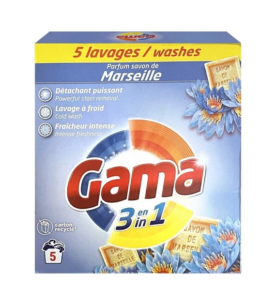 Gama 3in1 Savon de Marseille Proszek 5p 275g