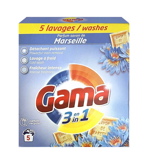 Gama 3in1 Savon de Marseille Proszek 5p 275g