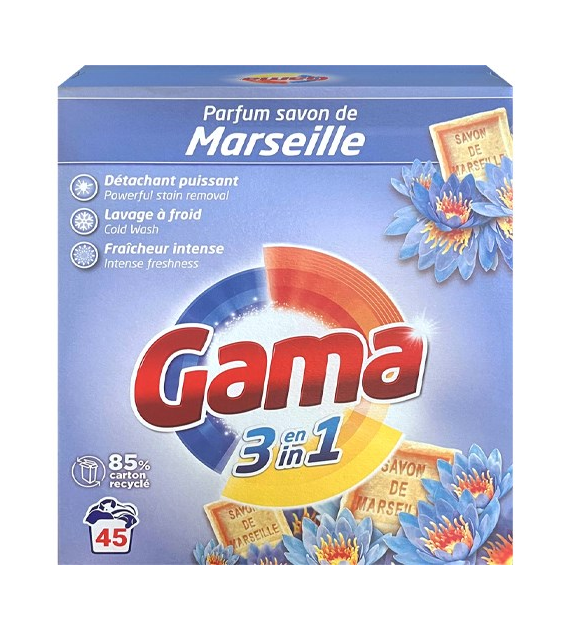 Gama 3in1 Savon de Marseille Proszek 45p 2,4g