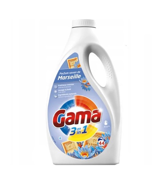 Gama 3in1 Savon de Marseille Gel 44p 1,9L