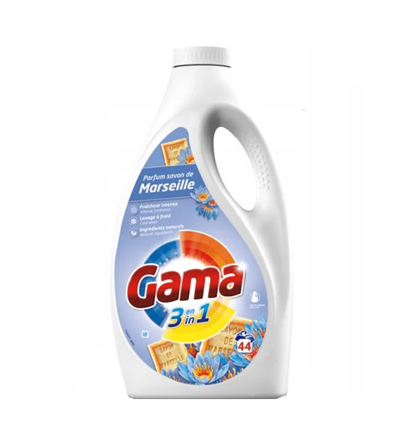 Gama 3in1 Savon de Marseille Gel 44p 1,9L