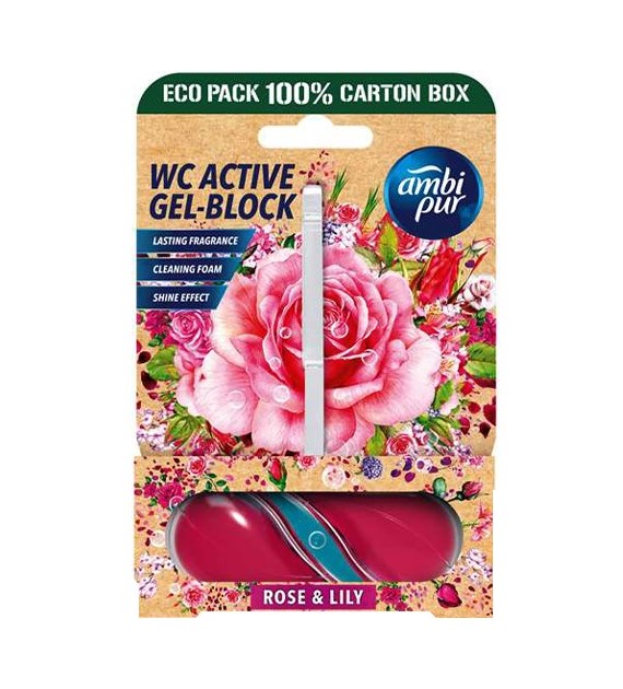 Ambi Pur WC Active Rose & Lily Zawieszka 45g