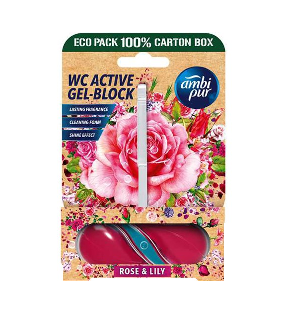 Ambi Pur WC Active Rose & Lily Zawieszka 45g