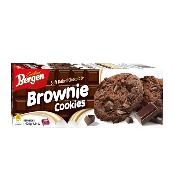 Bergen Soft Baked Brownie Cookies 126g