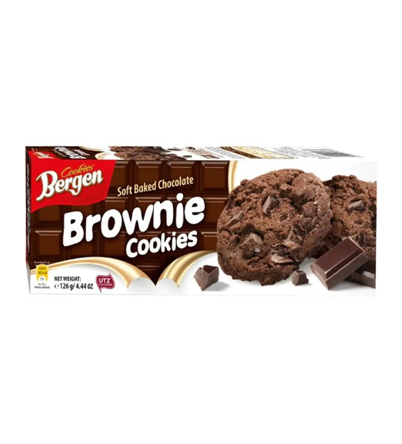 Bergen Soft Baked Brownie Cookies 126g