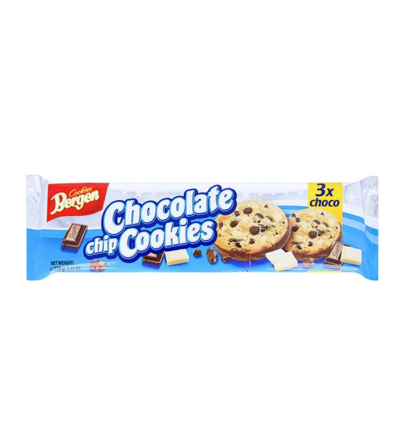 Bergen Chocolate Chip Cookies 3x Choco 100g