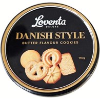 Loventa Deluxe Danish Style Butter Cookies 114g