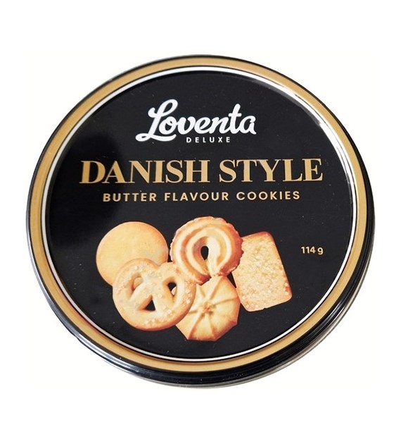 Loventa Deluxe Danish Style Butter Cookies 114g