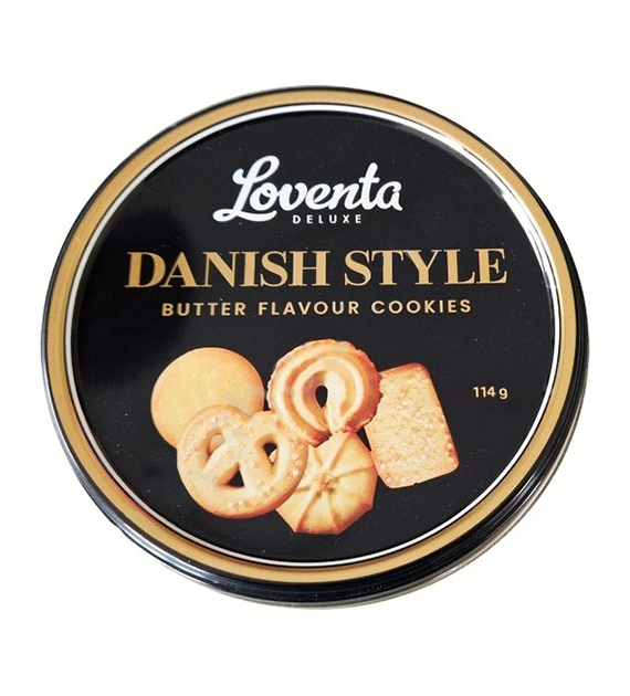Loventa Deluxe Danish Style Butter Cookies 114g