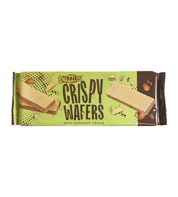 Snazzles Crispy Wafers Hazelnut Wafelki 170g