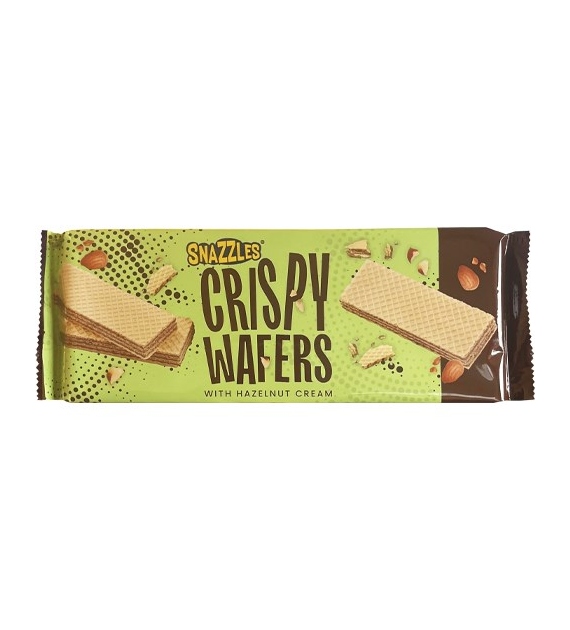 Snazzles Crispy Wafers Hazelnut Wafelki 170g