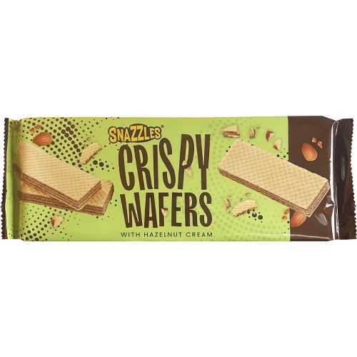 Snazzles Crispy Wafers Hazelnut Wafelki 170g